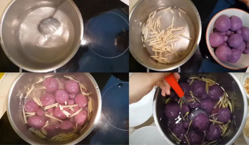 Bật mí 3 cách nấu chè trôi nước khoai tím cực đơn giản nhưng siêu bổ dưỡng
