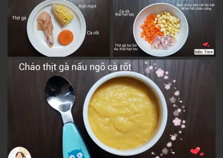 Bật mí 9 cách nấu cháo ngô cho bé ăn dặm ngừa táo bón, tăng cân vù vù