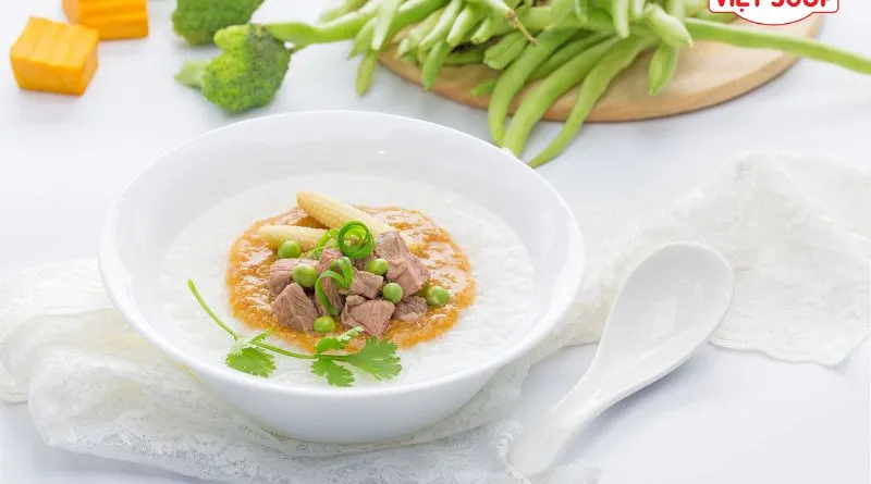Bật mí cách nấu cháo dinh dưỡng Việt Soup ngon như ngoài hàng