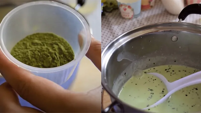 Cách làm panna cotta trà xanh thơm ngon núng nính chỉ với vài bước đơn giản