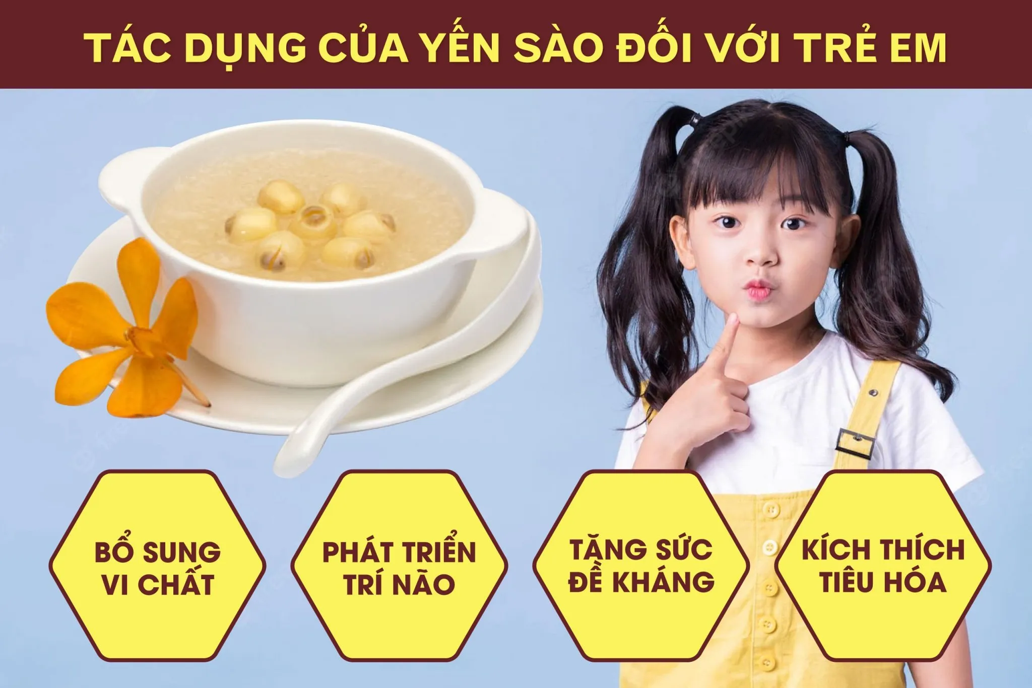 Hé lộ 3 cách nấu cháo tổ yến hạt sen cho bé từ chuyên gia dinh dưỡng