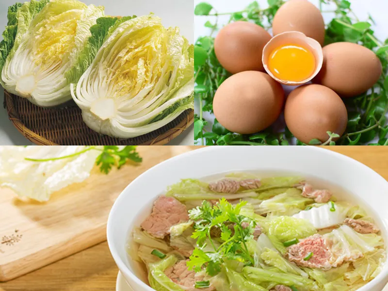 Học cách nấu canh cải thảo trứng thơm ngon quên lối về ăn 1 lần là nhớ mãi