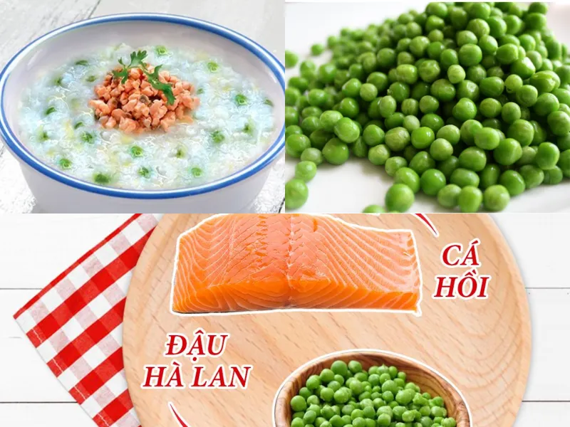 Làm mới thực đơn ăn dặm cho con bằng 8+ cách nấu cháo đậu Hà Lan cho bé