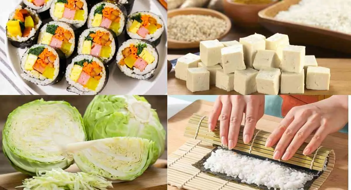 Món kimbap bắp cải đậu hũ – Món chay chuẩn vị Hàn tín đồ healthy nhất định phải thử