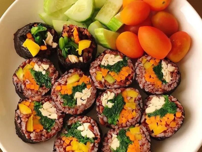 Món kimbap bắp cải đậu hũ – Món chay chuẩn vị Hàn tín đồ healthy nhất định phải thử