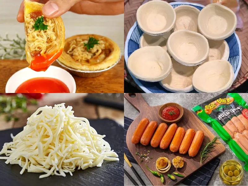 Tráng miệng với món bánh tart mặn phủ phô mai mang hương vị Pháp, đậm đà, quyến rũ