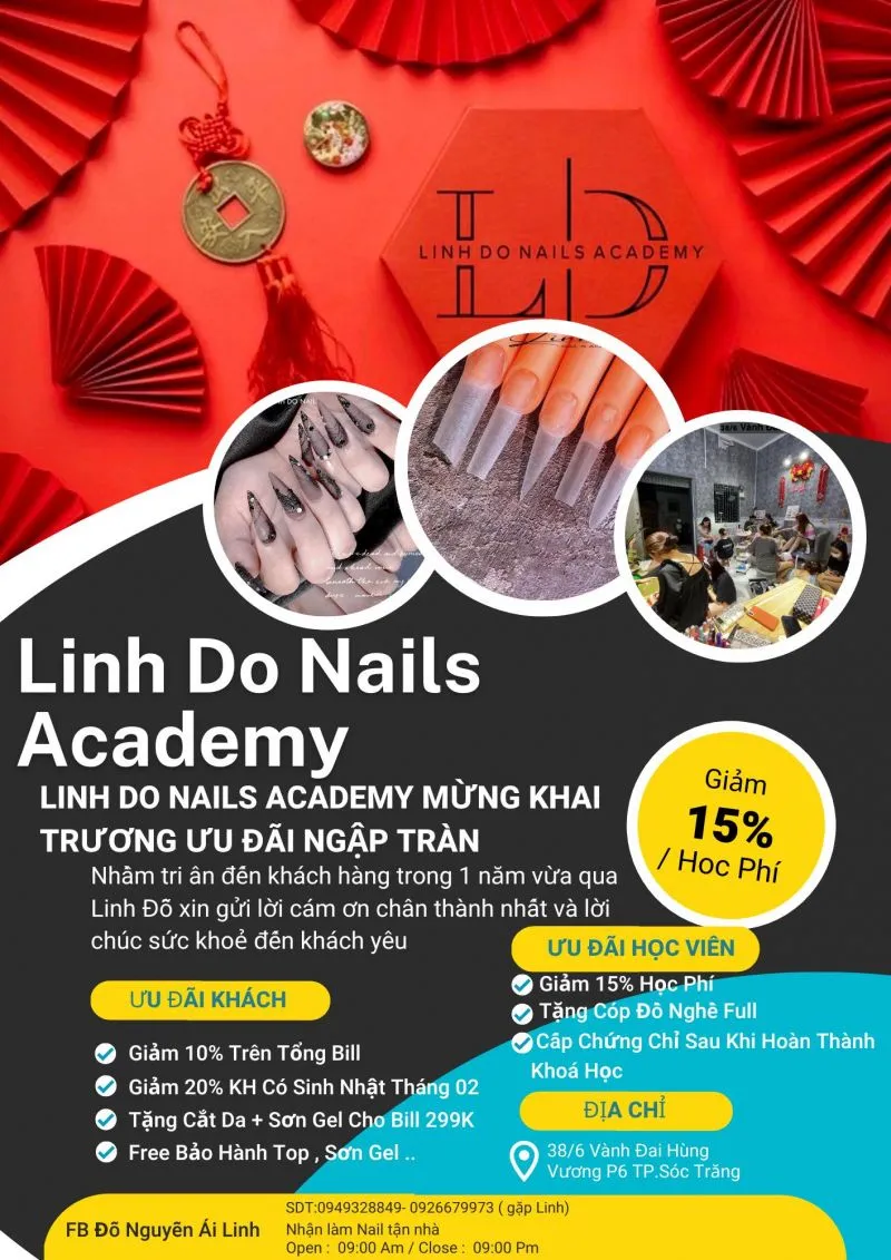 Top 10 Địa chỉ dạy nghề nail uy tín và chất lượng nhất Sóc Trăng