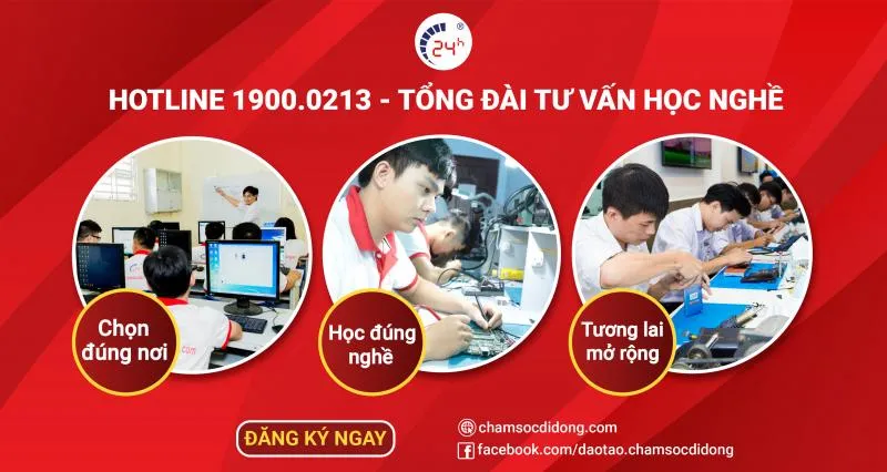 Top 8 Trung tâm dạy nghề sửa chữa điện thoại uy tín nhất TP. Hồ Chí Minh